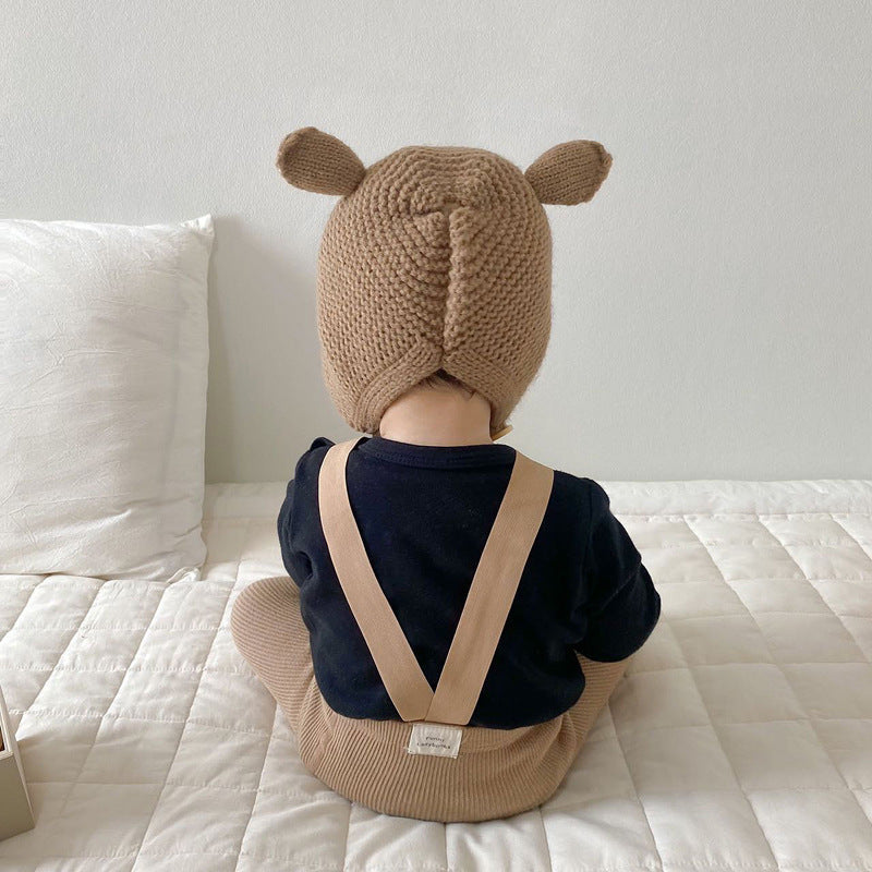 Rabbit Knitted Children's Ear Protection Hat