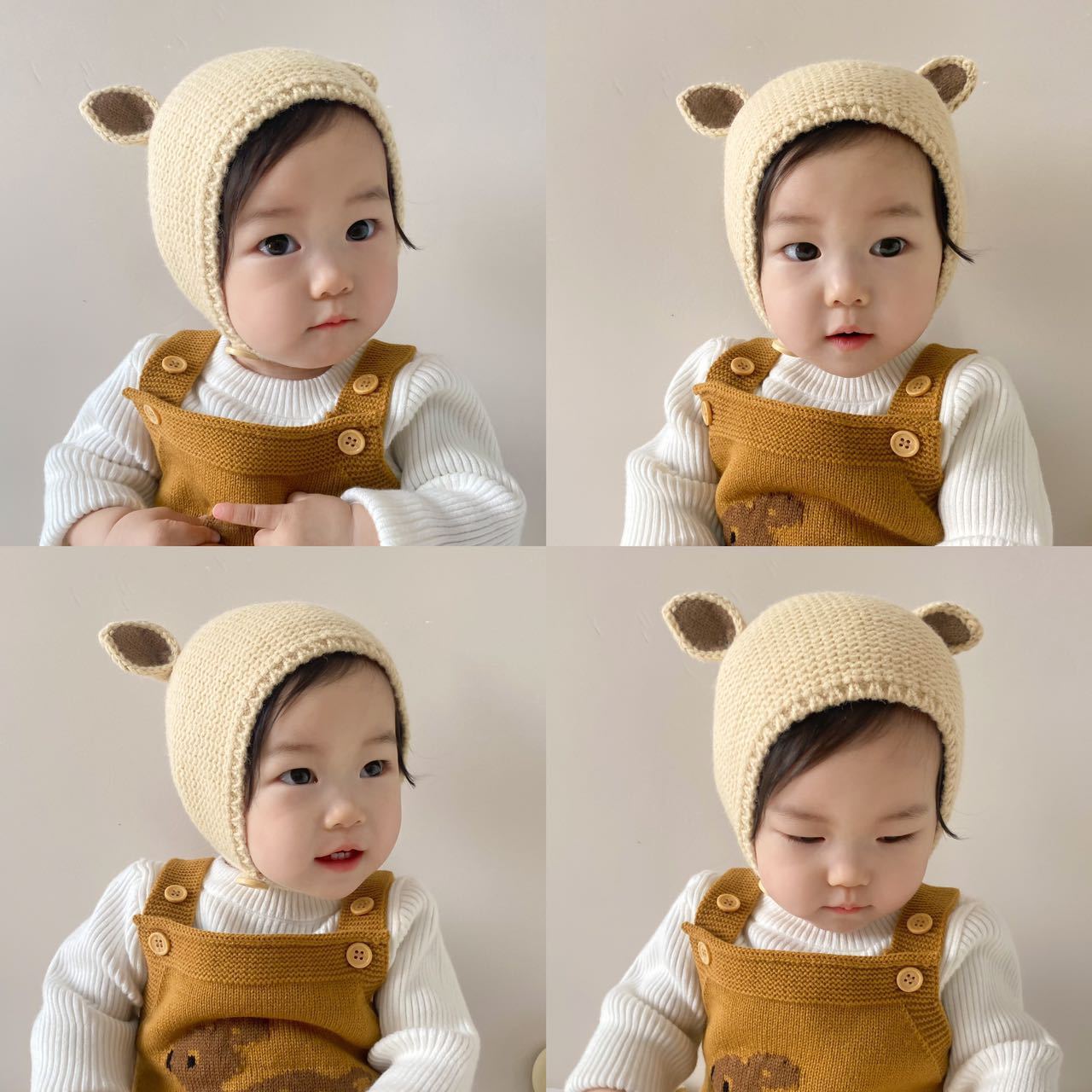 Rabbit Knitted Children's Ear Protection Hat