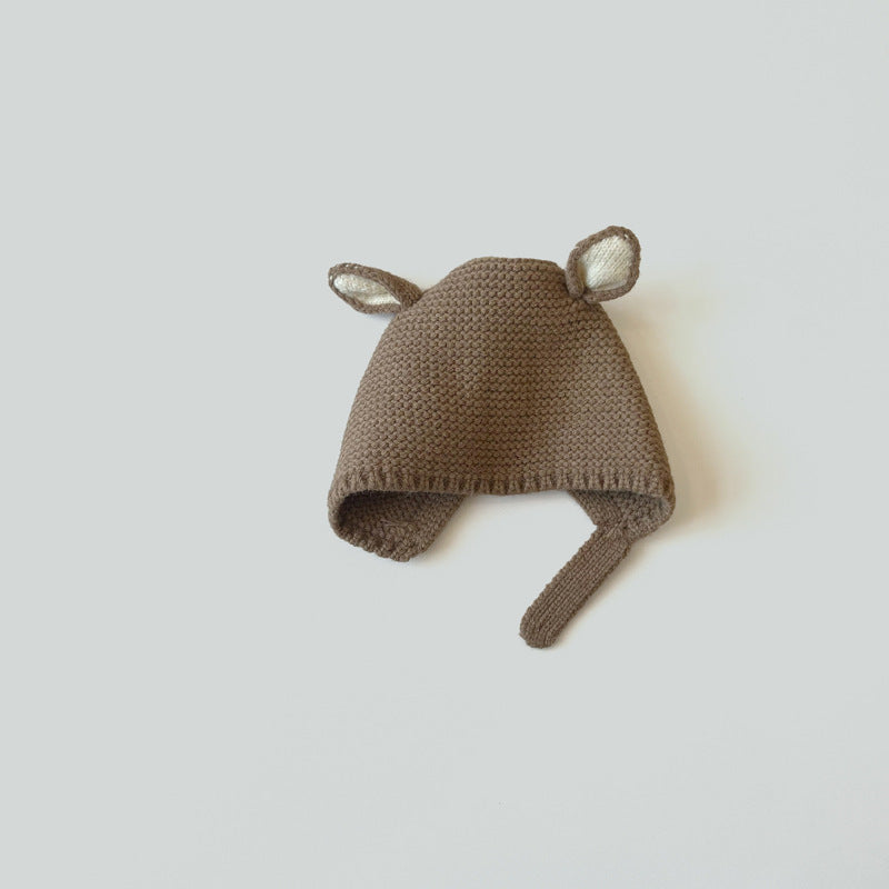 Rabbit Knitted Children's Ear Protection Hat