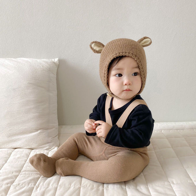 Rabbit Knitted Children's Ear Protection Hat