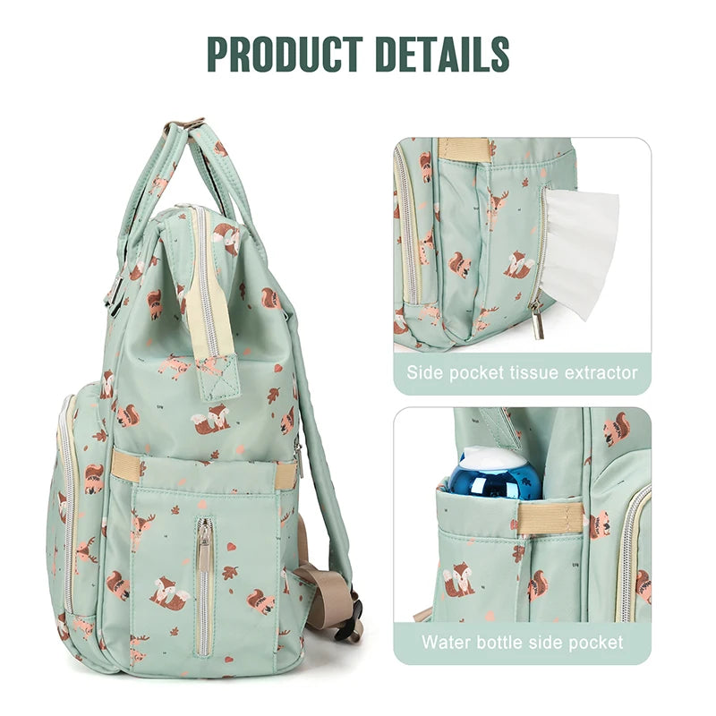 Multi-Function Travel Backpack for Parents