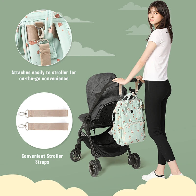 Multi-Function Travel Backpack for Parents