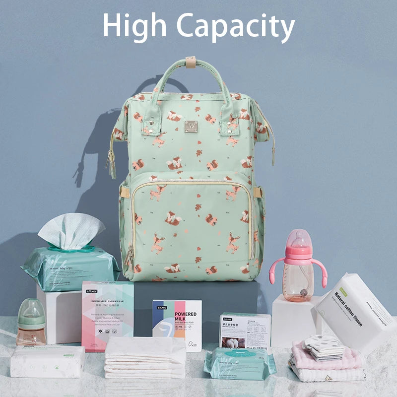 Multi-Function Travel Backpack for Parents
