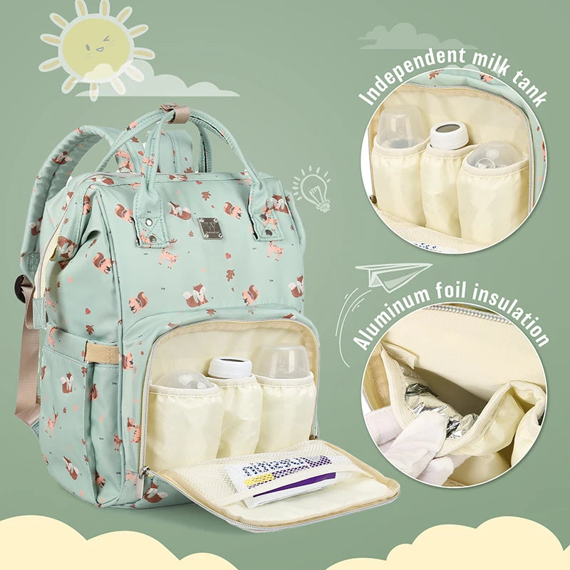Multi-Function Travel Backpack for Parents