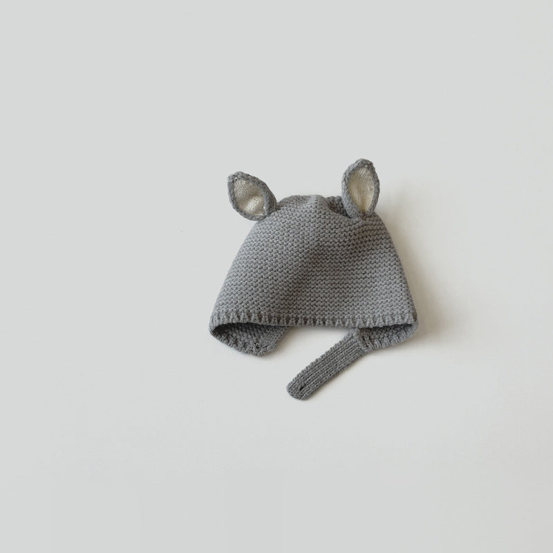 Rabbit Knitted Children's Ear Protection Hat