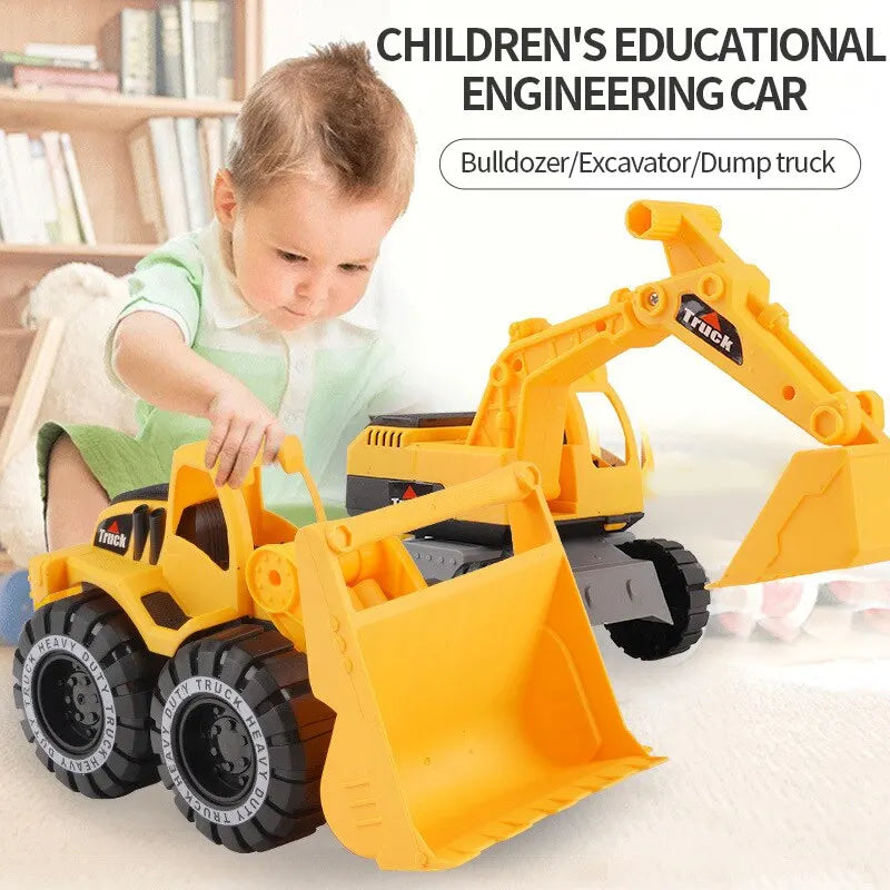 Excavator Dump Truck Model Toy Engineering Vehicle Set .Construction