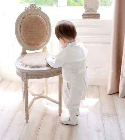 White Boys 4-Piece Formal Suit Set