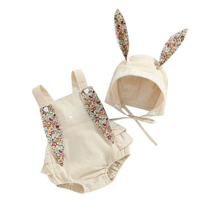 Special EASTER Romper with Rabbit ears