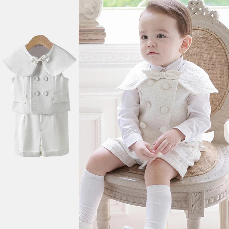 White Boys 4-Piece Formal Suit Set